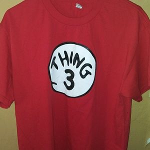 New red t-shirt of THING 3 size L